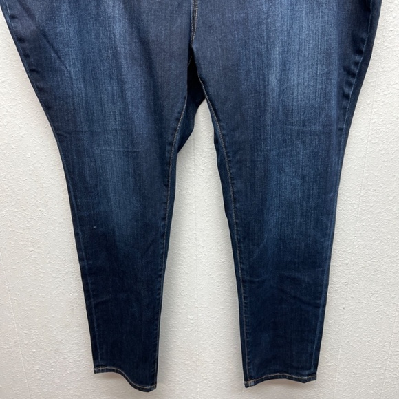 Madewell Curvy High Rise Skinny Dark Wash Blue Jeans Womens 37P - Picture 5 of 11